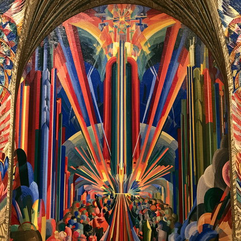 Joseph Stella style (Painters), Midjourney V8.2