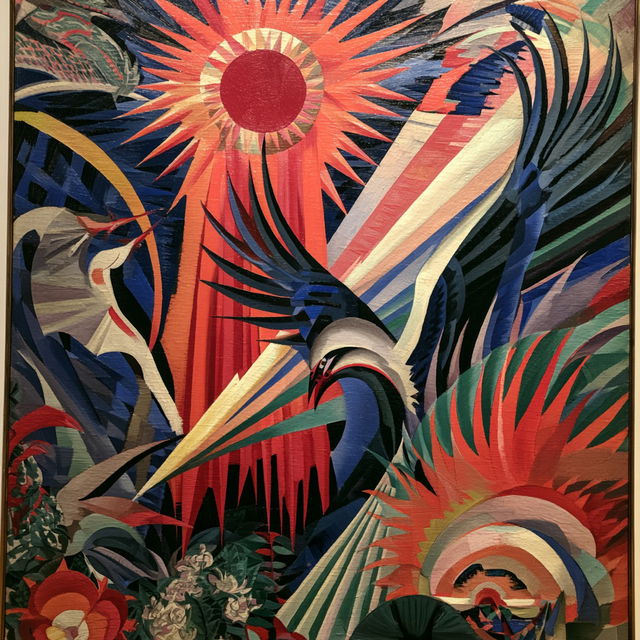 Joseph Stella style, Midjourney V8.2, render 3 of 4
