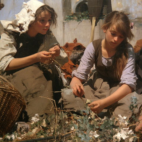 Jules Bastien-Lepage style (Painters), Midjourney V8.2