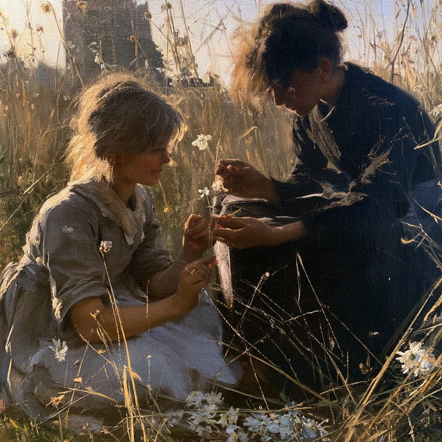 Jules Bastien-Lepage style, Midjourney V8.2, render 4 of 4