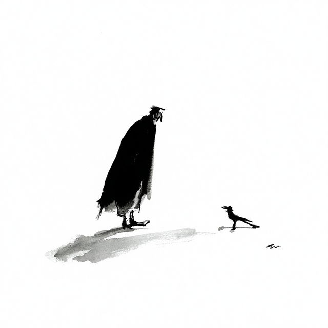 Jules Feiffer style, Midjourney V8.2, render 1 of 4