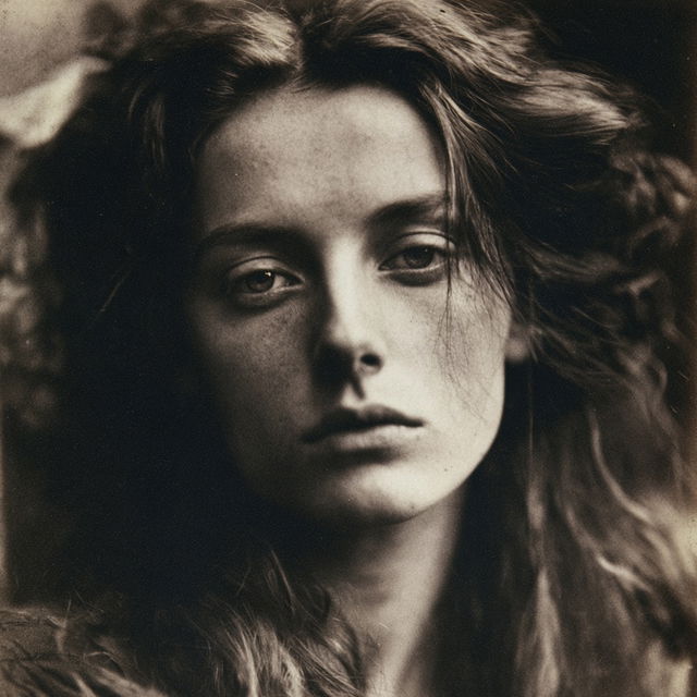 Julia Margaret Cameron style, Midjourney V8.2, render 1 of 4