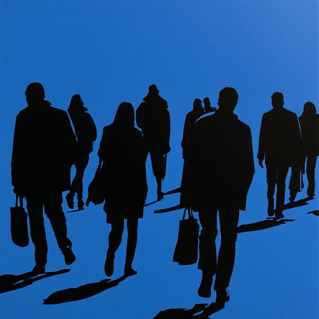 Julian Opie style, Midjourney V8.2, render 1 of 4