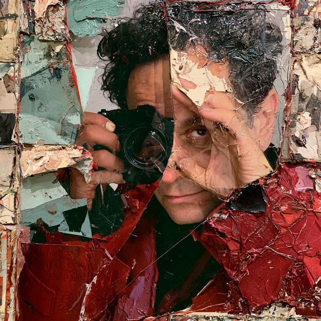 Julian Schnabel style, Midjourney V8.2, render 2 of 4