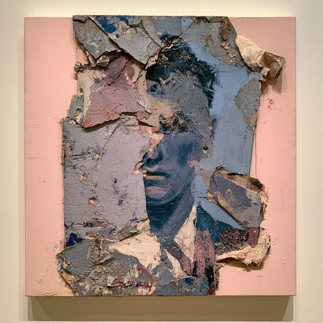 Julian Schnabel style, Midjourney V8.2, render 4 of 4