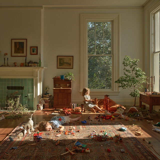 Julie Blackmon style, Midjourney V8.2, render 2 of 4