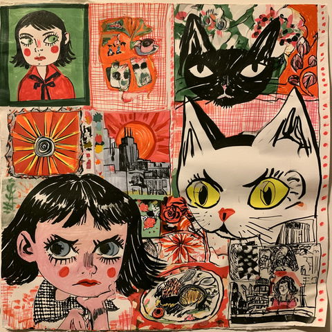 Julie Doucet style (Illustrators), Midjourney V8.2