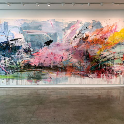Julie Mehretu style (Various), Midjourney V8.2