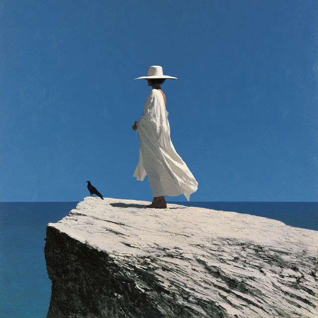 Julio Larraz style, Midjourney V8.2, render 2 of 4