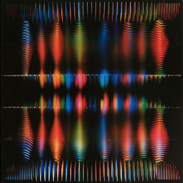 Julio Le Parc style, Midjourney V8.2, render 3 of 4