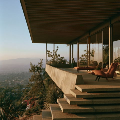 Julius Shulman style (Photographers), Midjourney V8.2