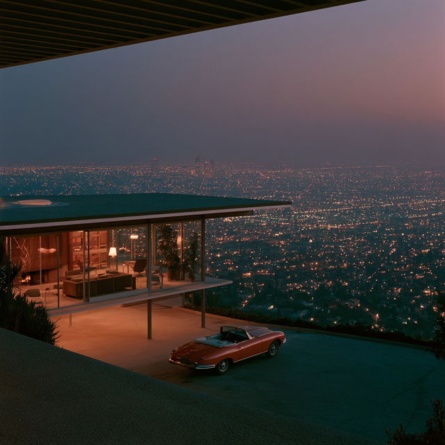 Julius Shulman style, Midjourney V8.2, render 3 of 4