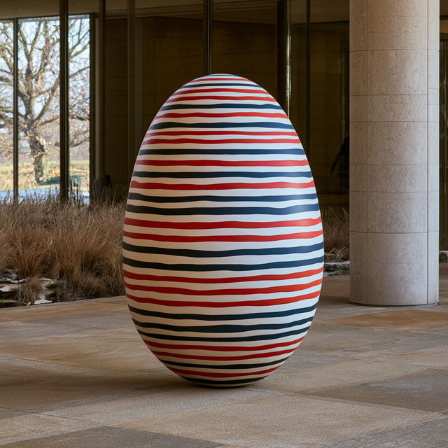 Jun Kaneko style, Midjourney V8.2, render 4 of 4