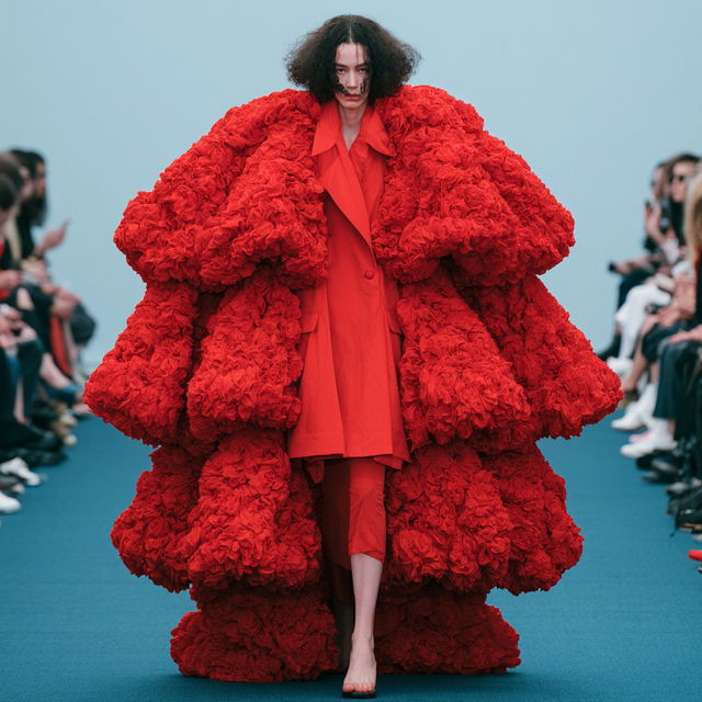 Junya Watanabe style, Midjourney V8.2, render 3 of 4