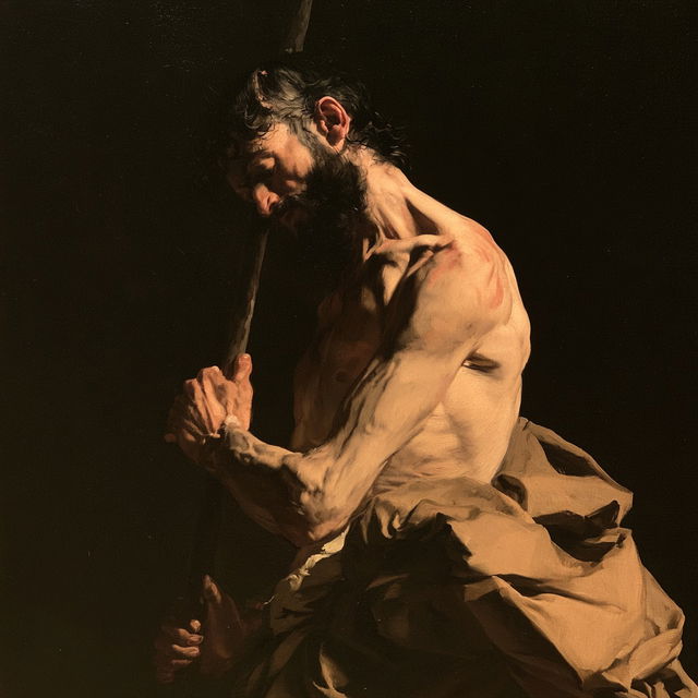 Jusepe de Ribera style, Midjourney V8.2, render 2 of 4