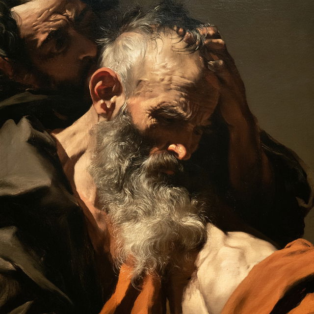 Jusepe de Ribera style, Midjourney V8.2, render 1 of 4