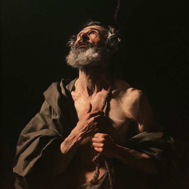 Jusepe de Ribera style, Midjourney V8.2, render 3 of 4