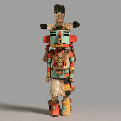 Kachina doll style (Techniques), Midjourney V8.2