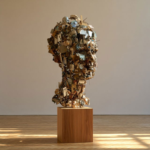 Kader Attia style, Midjourney V8.2, render 3 of 4