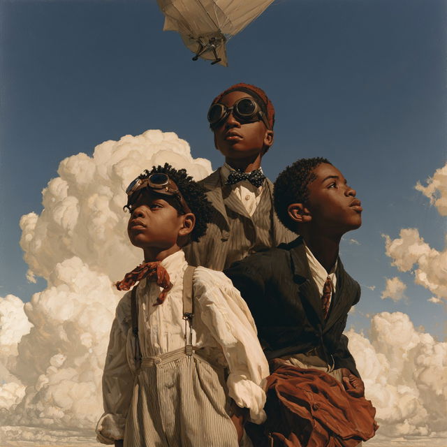 Kadir Nelson style, Midjourney V8.2, render 3 of 4