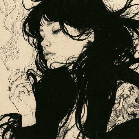Kaethe Butcher style (Illustrators), Midjourney V8.2