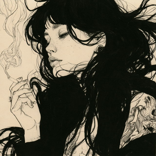 Kaethe Butcher style, Midjourney V8.2, render 2 of 4