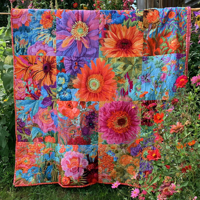 Kaffe Fassett style, Midjourney V8.2, render 2 of 4