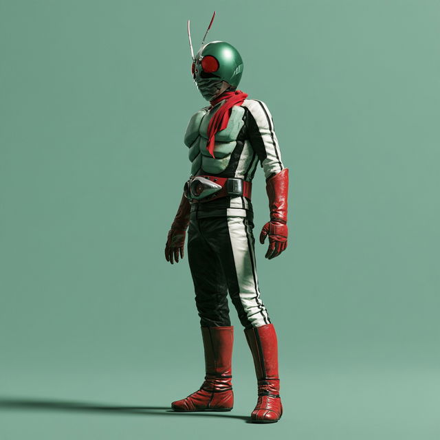 Kamen Rider style, Midjourney V8.2, render 2 of 4