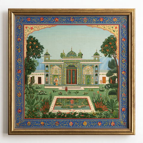 Kangra painting style (Genres), Midjourney V8.2