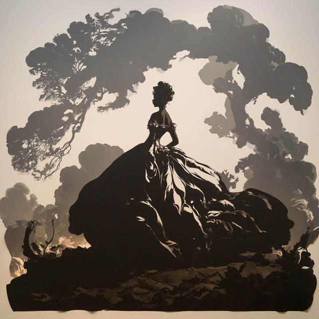 Kara Walker style, Midjourney V8.2, render 1 of 4