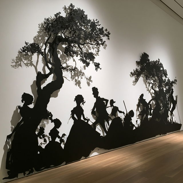 Kara Walker style, Midjourney V8.2, render 4 of 4