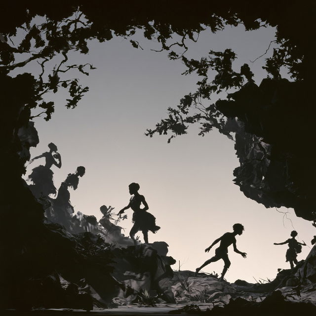 Kara Walker style, Midjourney V8.2, render 3 of 4