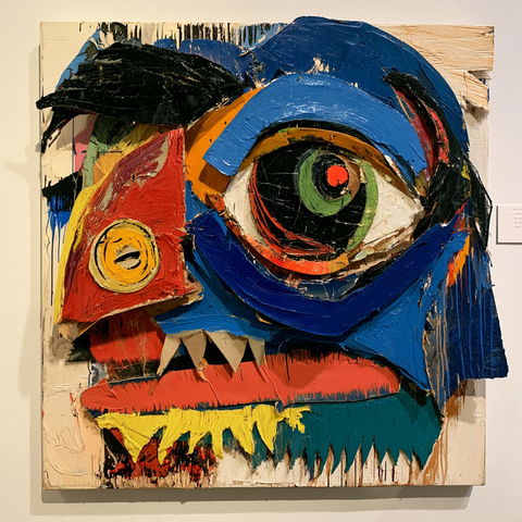 Karel Appel style (Painters), Midjourney V8.2