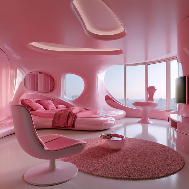 Karim Rashid style, Midjourney V8.2, render 3 of 4