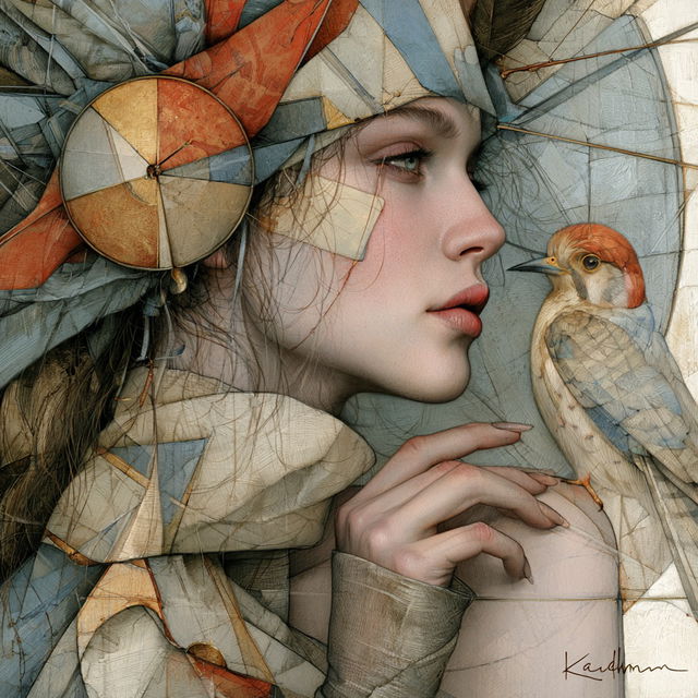 Karin Kuhlmann style, Midjourney V8.2, render 3 of 4