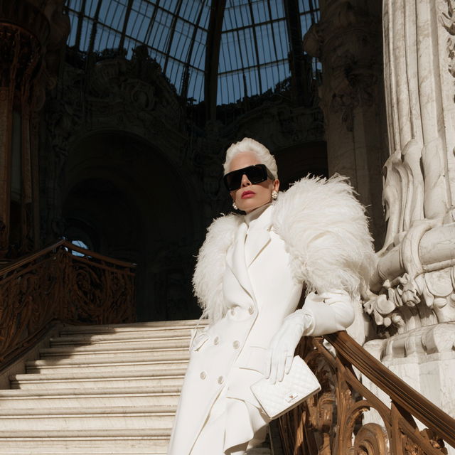 Karl Lagerfeld style, Midjourney V8.2, render 2 of 4