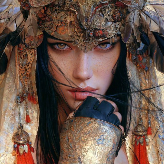Karol Bak style, Midjourney V8.2, render 1 of 4