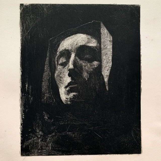 Kathe Kollwitz style, Midjourney V8.2, render 2 of 4
