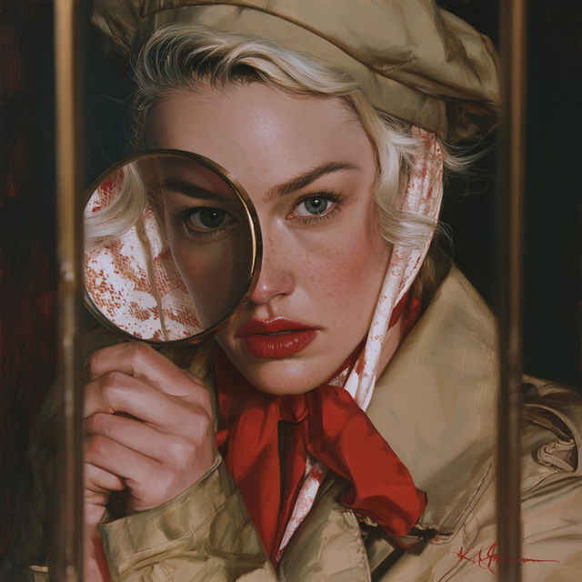 Kathrin Longhurst style, Midjourney V8.2, render 1 of 4