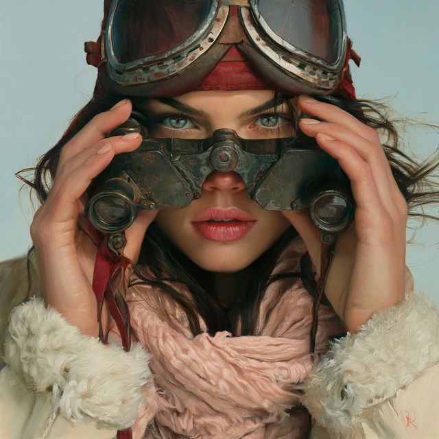 Kathrin Longhurst style, Midjourney V8.2, render 4 of 4