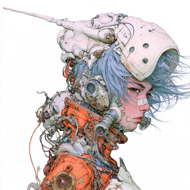 Katsuya Terada style, Midjourney V8.2, render 2 of 4