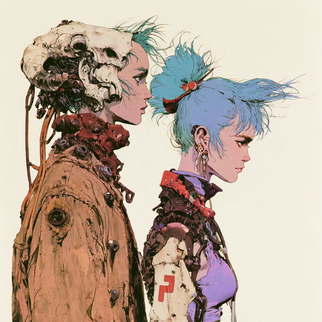 Katsuya Terada style, Midjourney V8.2, render 4 of 4