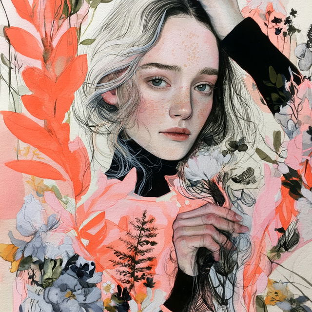 Katy Smail style, Midjourney V8.2, render 2 of 4