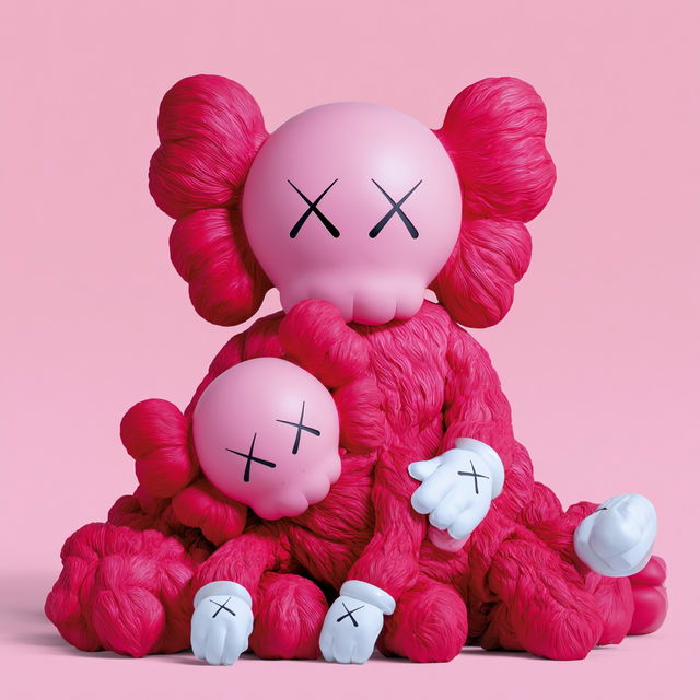 KAWS style, Midjourney V8.2, render 2 of 4