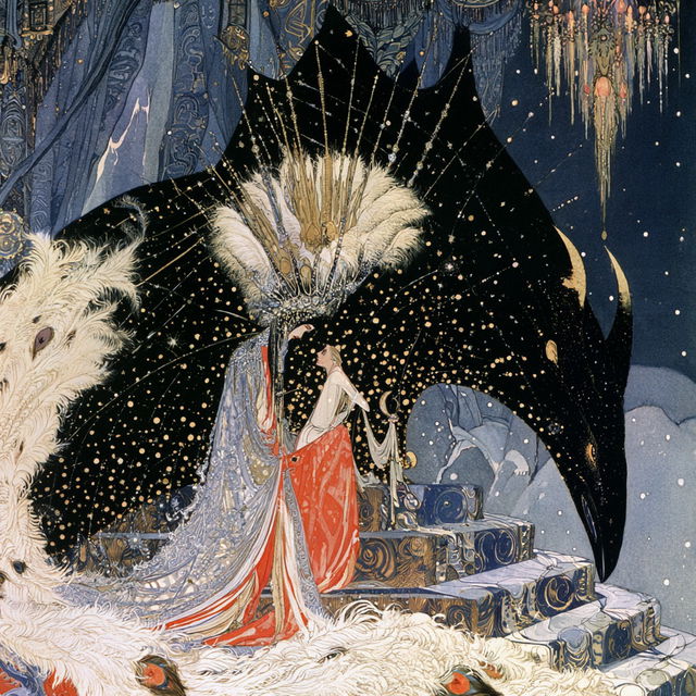 Kay Nielsen style, Midjourney V8.2, render 2 of 4