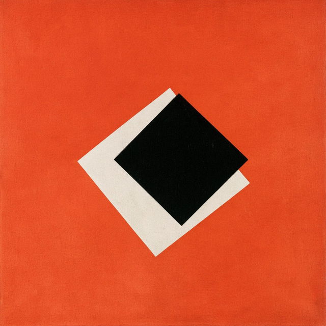 Kazimir Malevich style, Midjourney V8.2, render 4 of 4