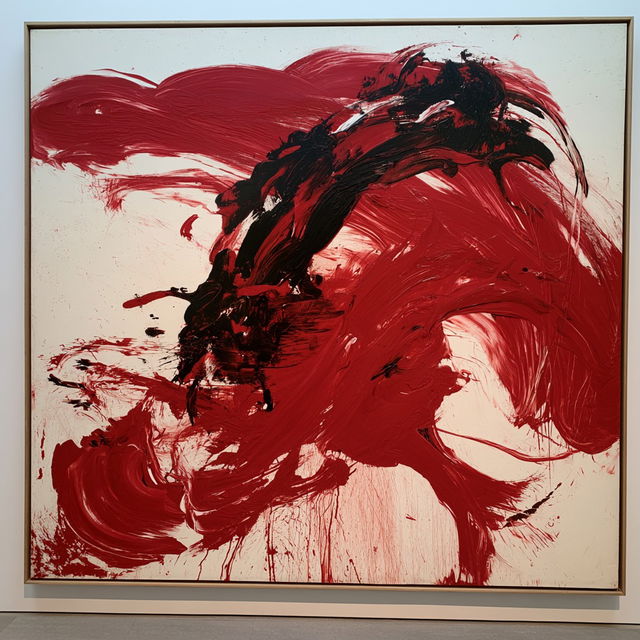 Kazuo Shiraga style, Midjourney V8.2, render 3 of 4