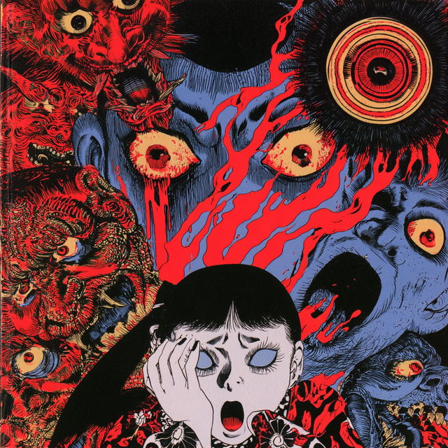 Kazuo Umezu style, Midjourney V8.2, render 2 of 4