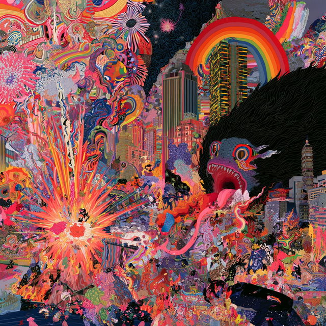 Keiichi Tanaami style, Midjourney V8.2, render 2 of 4