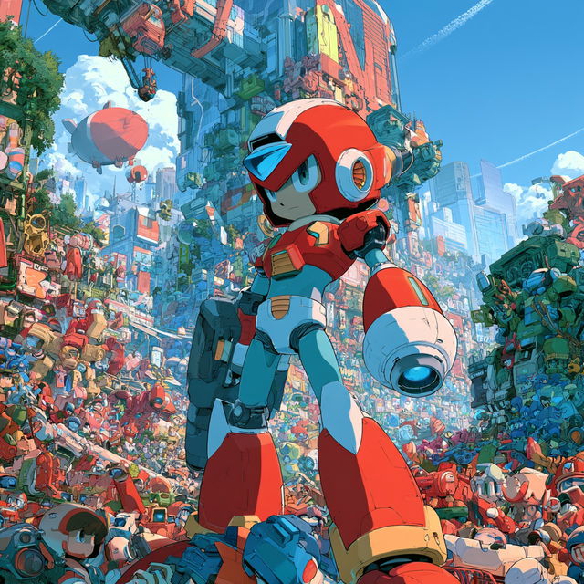 Keiji Inafune style, Midjourney V8.2, render 1 of 4